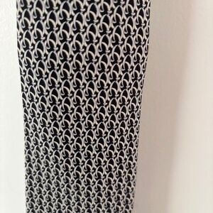 Salvatore Ferragamo Black and White Horse shoe